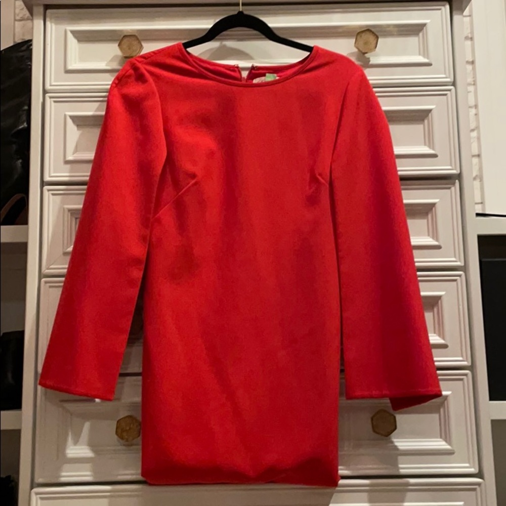 cape sleeve pageant interview dress